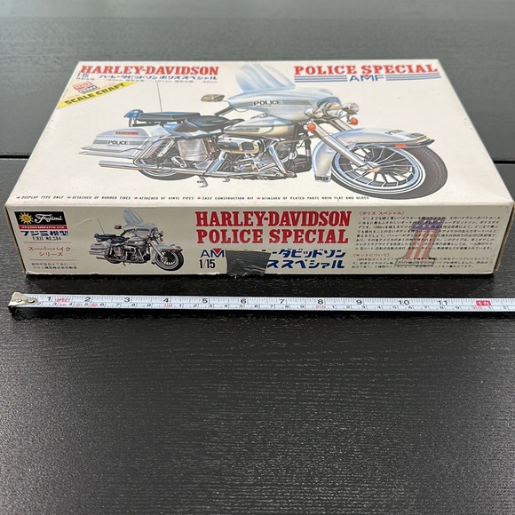 Harley-Davidson Fujimi Scale Craft Police Special AMF Model Motorcycle - Picture 6 of 8